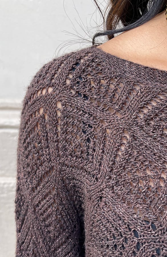 Lurex Patronen Top Lily Choco – shoparchief — foto 5