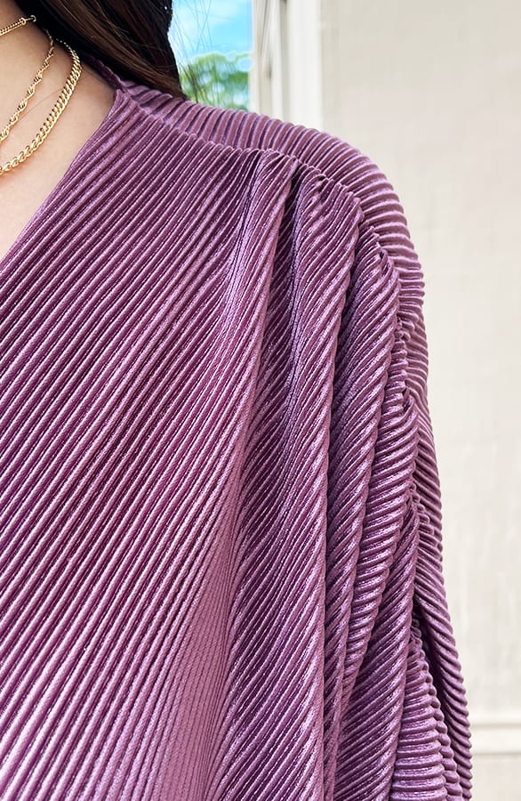 Luxury Maxi Dress Carmell Aubergine – shoparchief — foto 4