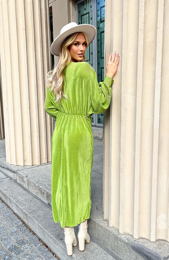 Luxury Maxi Dress Carmell Olive – shoparchief — foto 6