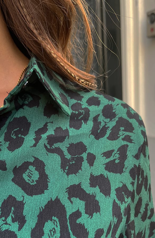 Panter Blouse Xenia Smaragd – shoparchief — foto 4