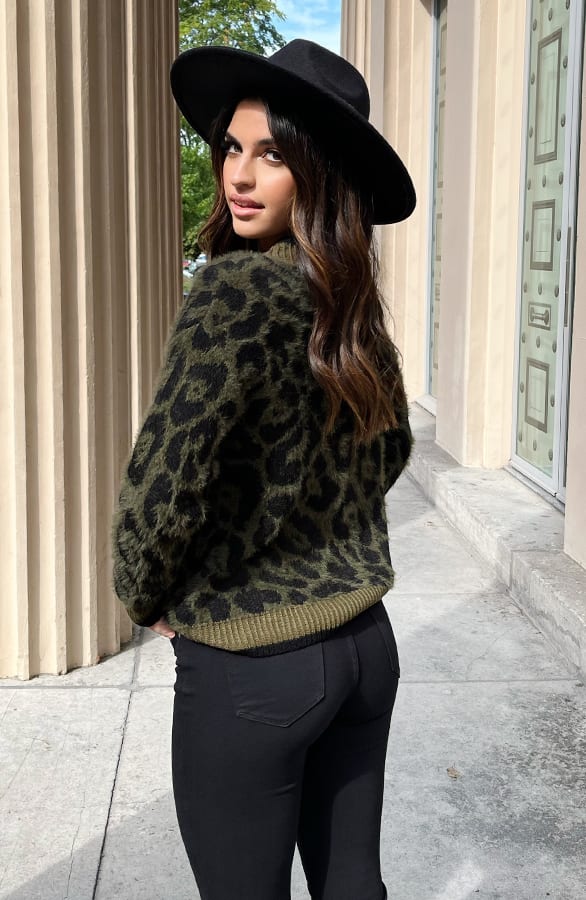 Panterprint Trui Aylin Legergroen – shoparchief — foto 6