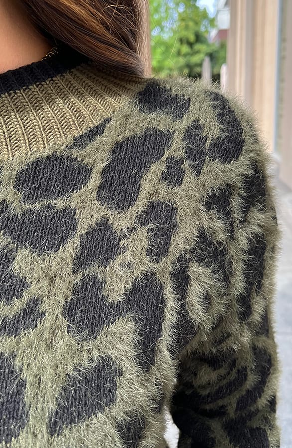 Panterprint Trui Aylin Legergroen – shoparchief — foto 8