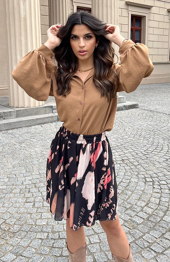 Print Rok Everleigh Zwart Koraal – shoparchief — foto 7