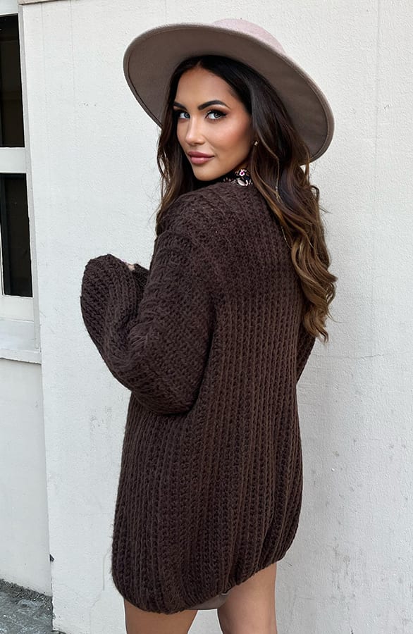 Soft Oversized Vest Emina Choco – shoparchief — foto 6