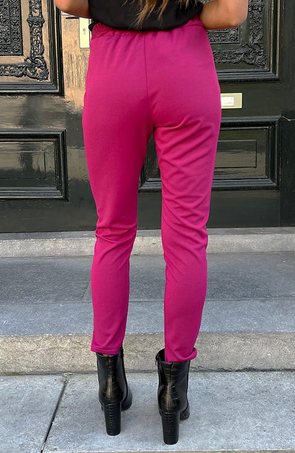 Strik Broek Claire Magenta – shoparchief — foto 3