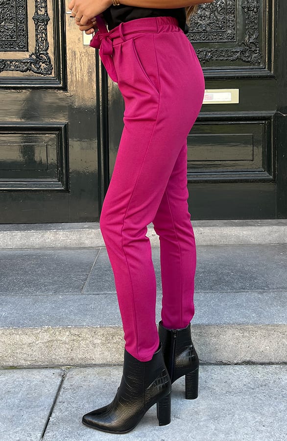 Strik Broek Claire Magenta – shoparchief — foto 2