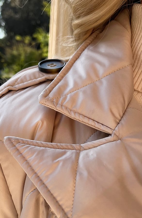 Trenchcoat Met Ceintuur Roza Beige – shoparchief — foto 6