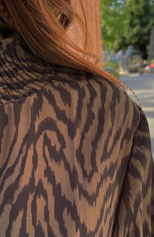 Zebra Blouse met Col Janee Army – shoparchief — foto 6