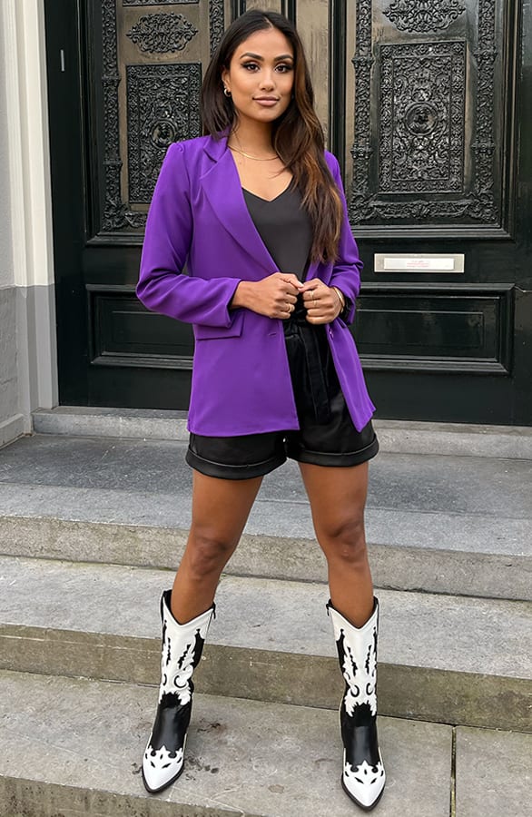 Blazer Gioia Paars – shoparchief — foto 5