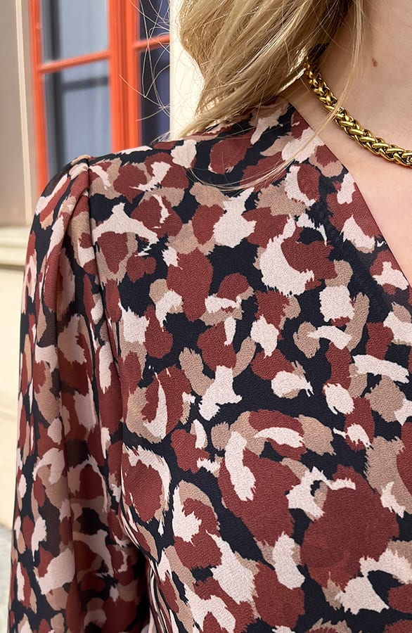 Dots Strik Jurk Vivian Choco – shoparchief — foto 7