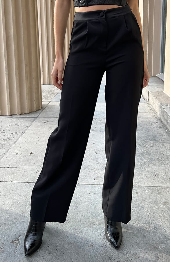 Dames Pantalon Jaci Zwart – shoparchief