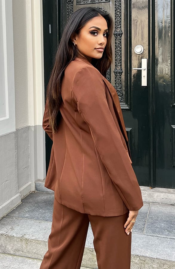 Dames Blazer Jaci Choco – shoparchief — foto 3