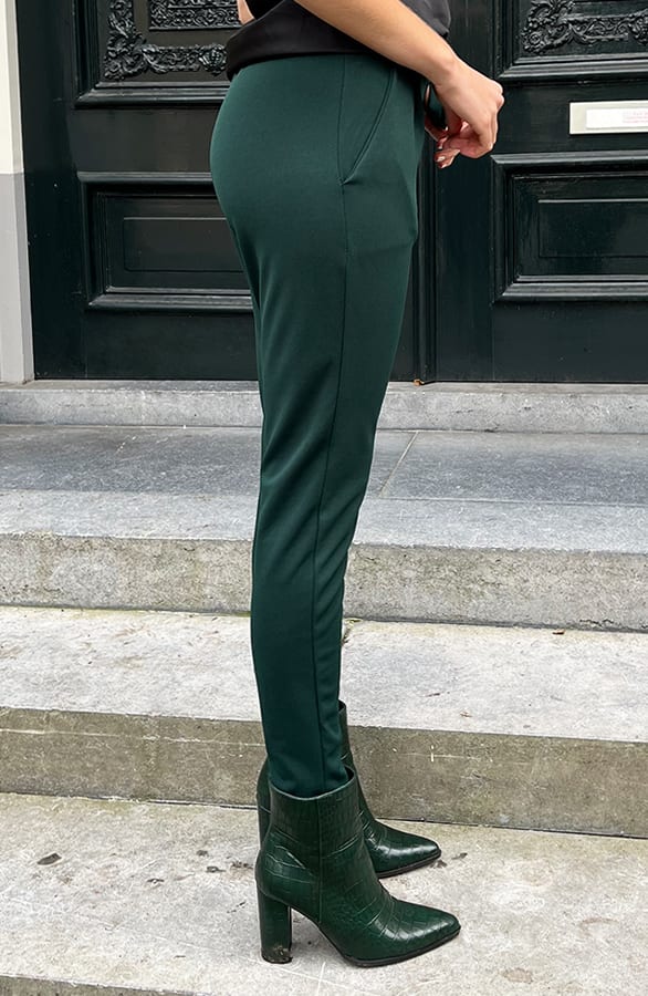 Strik Broek Claire Smaragdgroen – shoparchief — foto 6