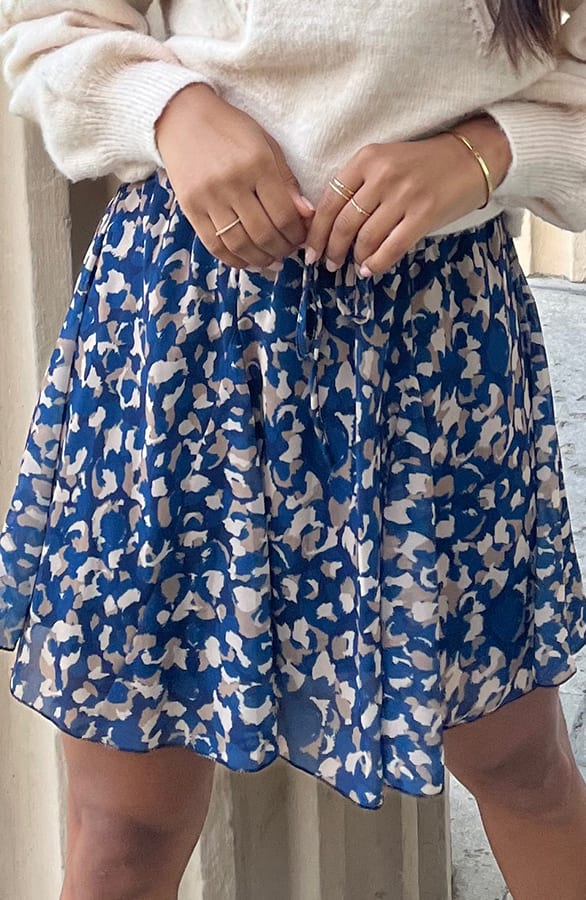 Dots Print Rok Louiza Blauw – shoparchief