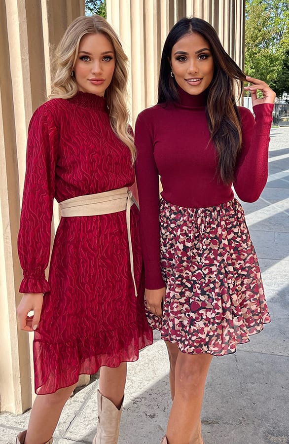 Dots Print Rok Louiza Bordeaux – shoparchief — foto 7