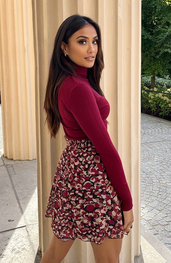 Dots Print Rok Louiza Bordeaux – shoparchief — foto 5