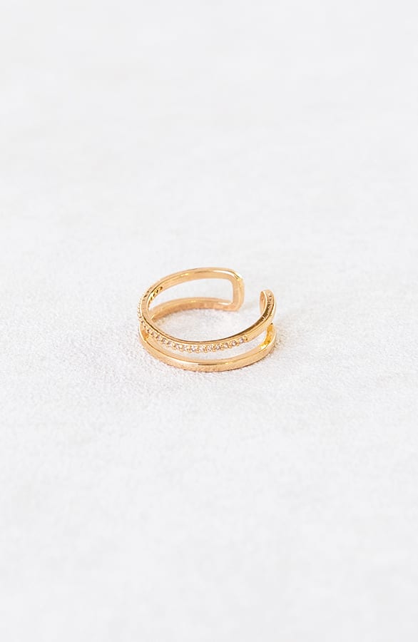 Ring Met Steentjes Celes Goud – shoparchief