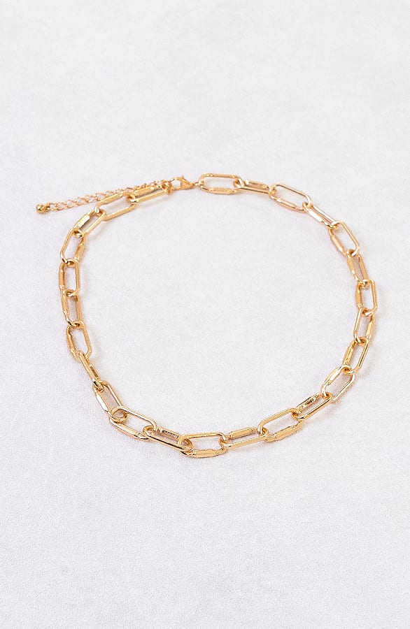 Schakel Ketting Jewel Goud – shoparchief