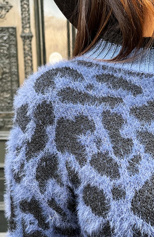 Panterprint Trui Aylin Blauw – shoparchief — foto 5