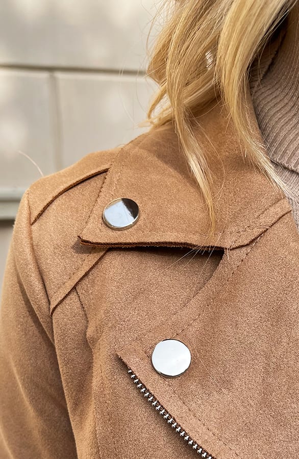 Jessie Biker Jacket Camel – shoparchief — foto 5