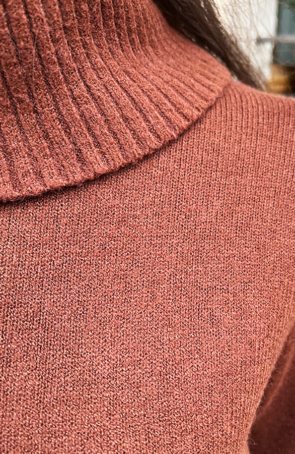 Midi Sweater Dress Madeline Choco – shoparchief — foto 5