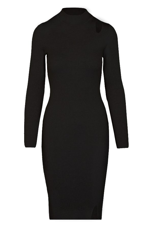 Open Detail Jurk Esmeralda Zwart – shoparchief