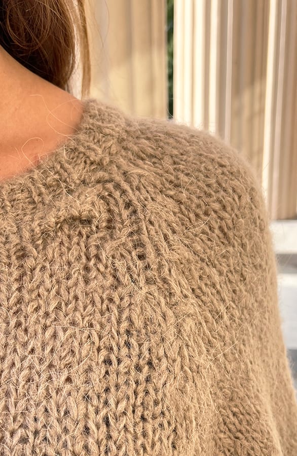 Oversized Gebreide Trui Jaynie Taupe – shoparchief — foto 5