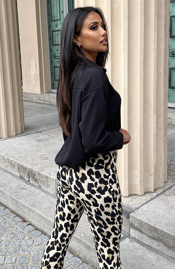 Ribbel Blouse Vesper Zwart – shoparchief — foto 4