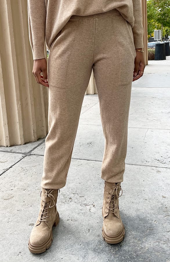 Soft Joggingbroek Stefanie Camel – shoparchief