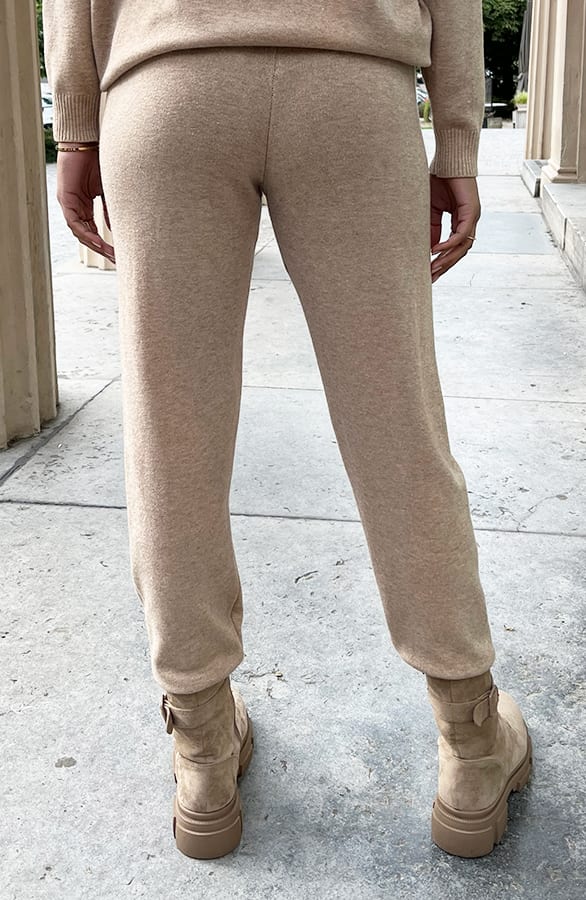 Soft Joggingbroek Stefanie Camel – shoparchief — foto 3