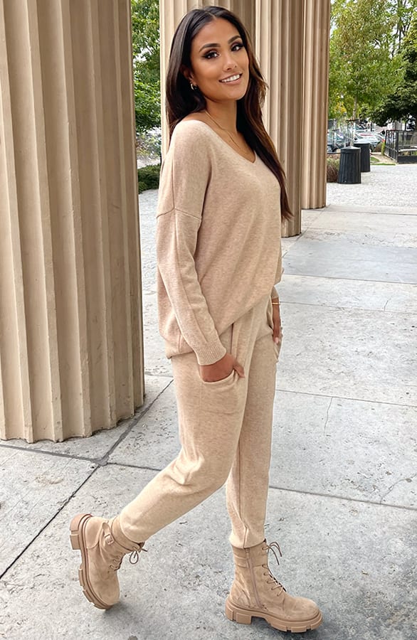 Soft Joggingbroek Stefanie Camel – shoparchief — foto 6