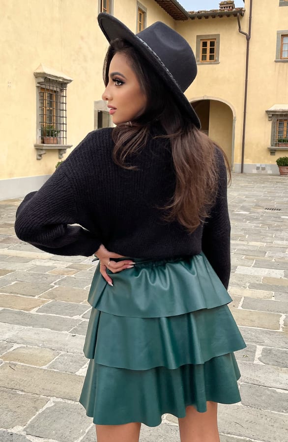 Soft Knitted Sweater Deena Zwart – shoparchief — foto 4