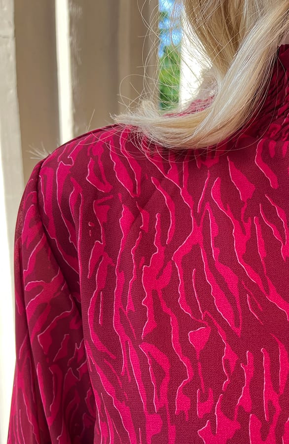 Zebraprint Col Jurk Dalina Roze – shoparchief — foto 7