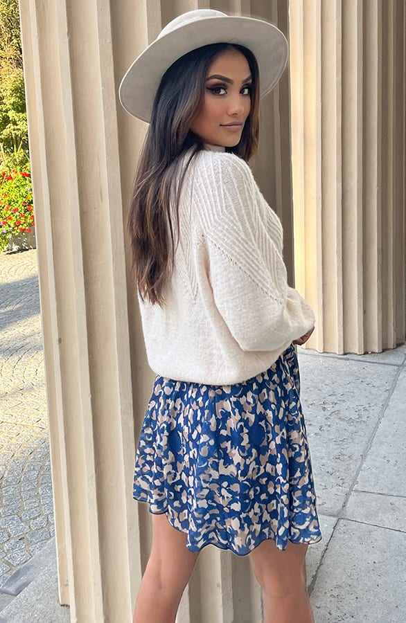 Dots Print Rok Louiza Blauw – shoparchief — foto 3