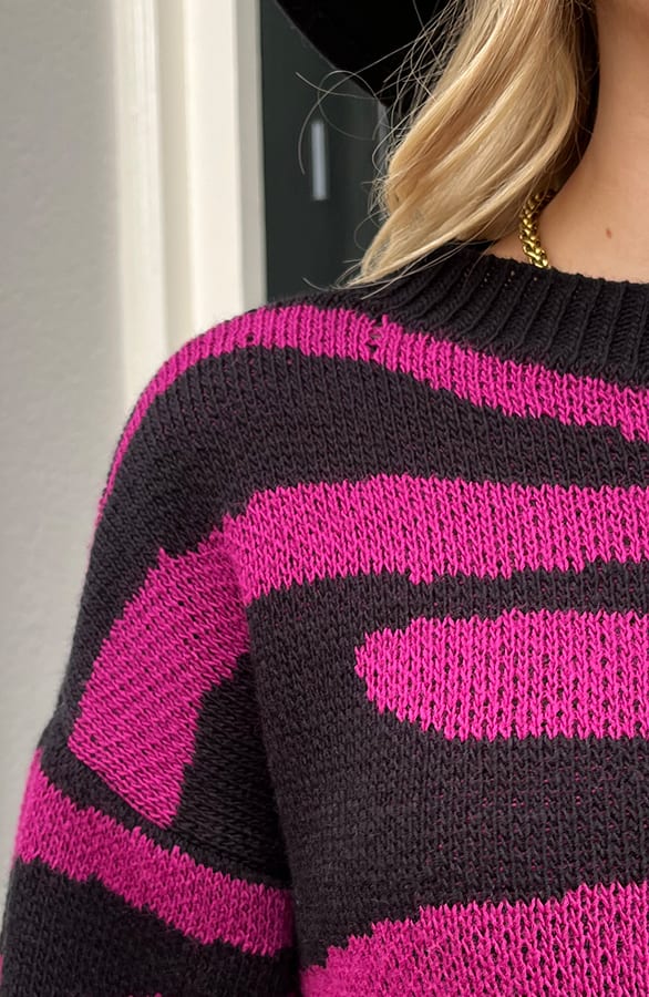 Zebra Trui Nayeli Magenta – shoparchief — foto 6
