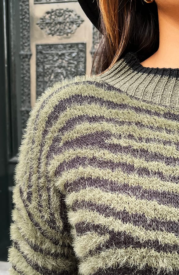 Zebraprint Trui Aylin Army – shoparchief — foto 7