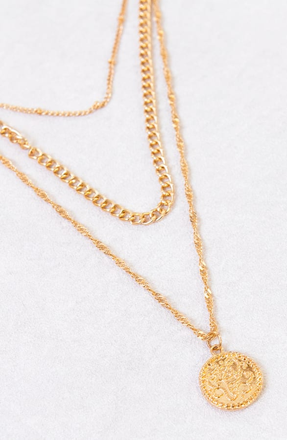Bedel Laagjes Ketting Debi Goud – shoparchief — foto 2