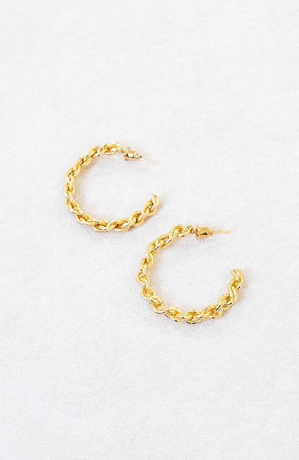 Chain Oorbellen Kadee Goud – shoparchief