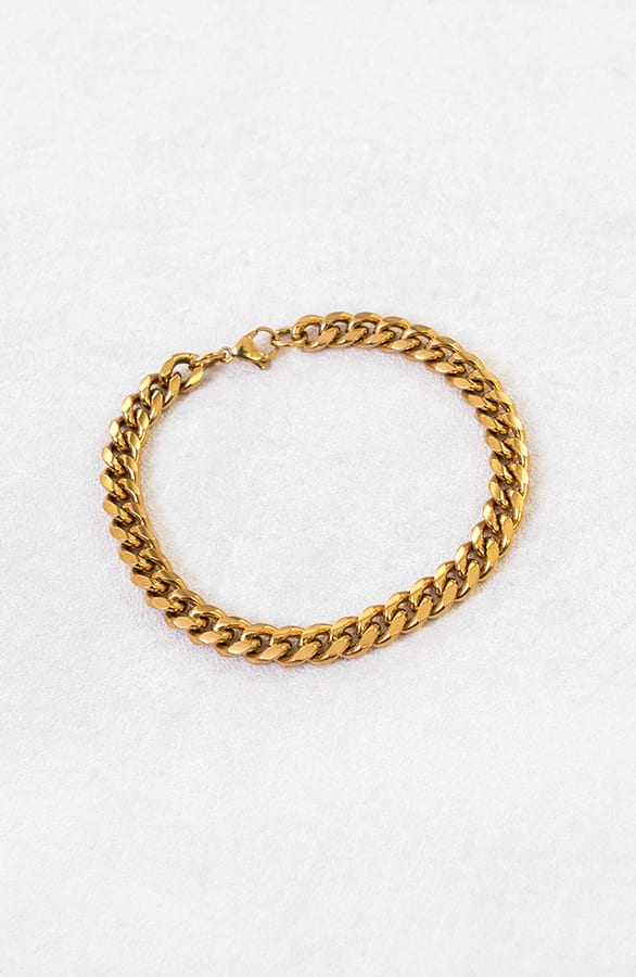 Chunky Chain Armband Merry Goud – shoparchief