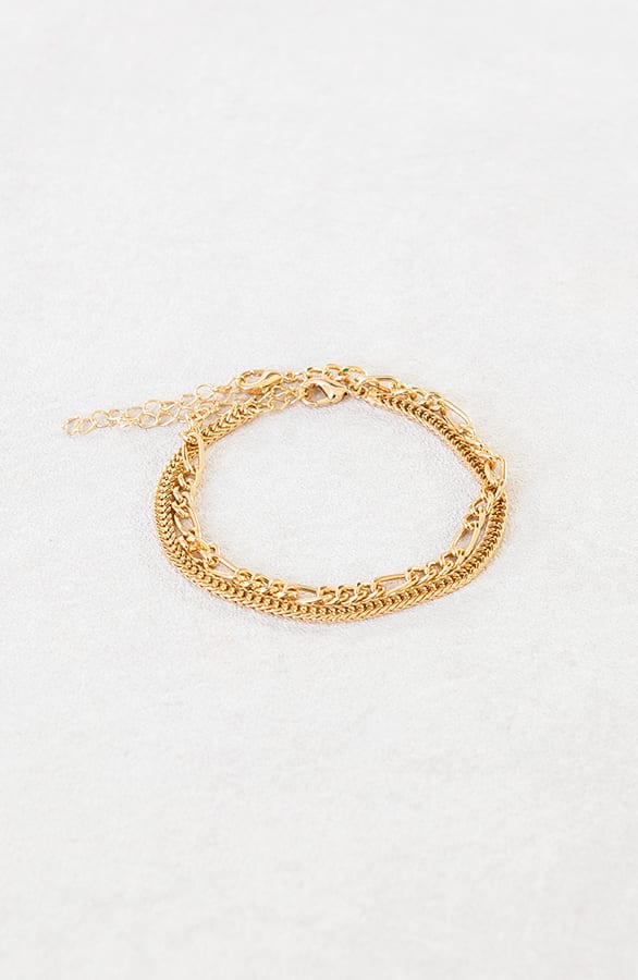 Dubbele Schakel Armband Juultje Goud – shoparchief