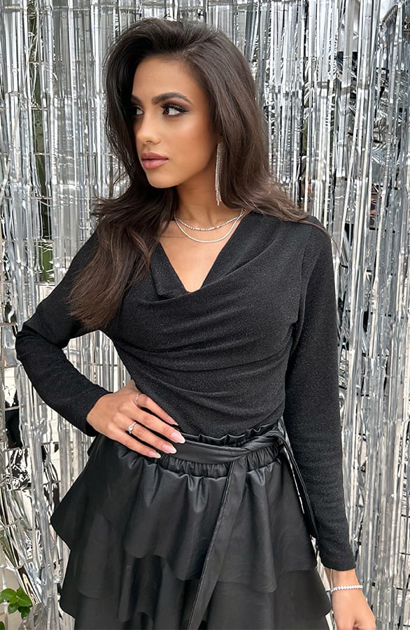 Exclusive Lurex Top Elsa Zwart – shoparchief — foto 2