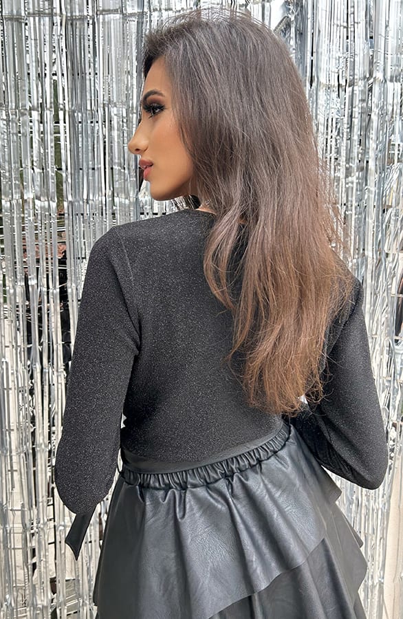 Exclusive Lurex Top Elsa Zwart – shoparchief — foto 4