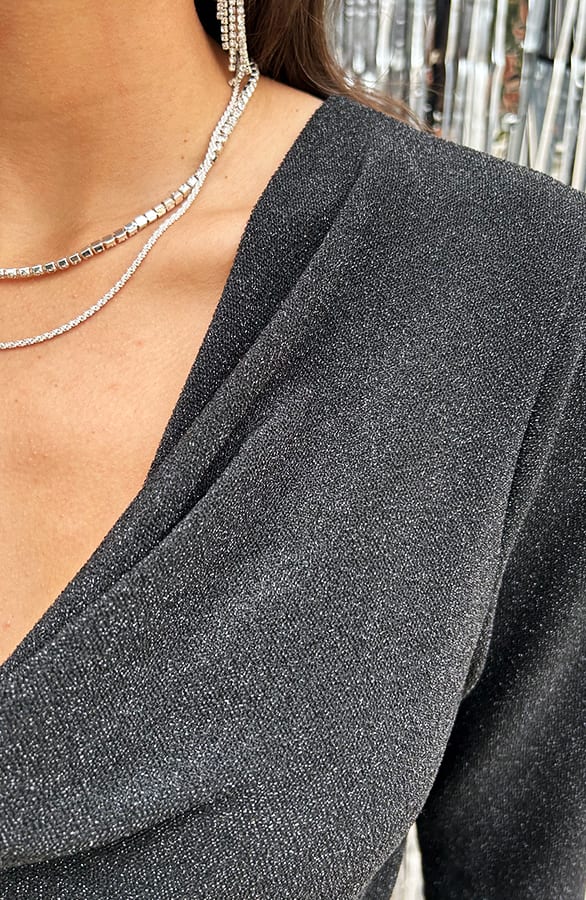 Exclusive Lurex Top Elsa Zwart – shoparchief — foto 5