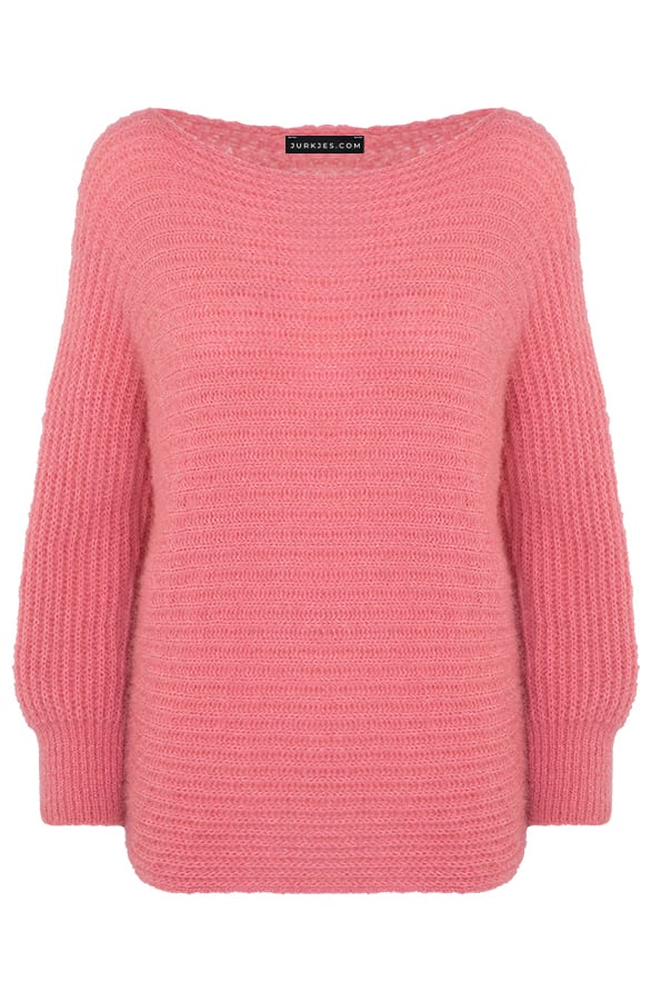 Gebreide Strepen Trui Aylin Roze – shoparchief