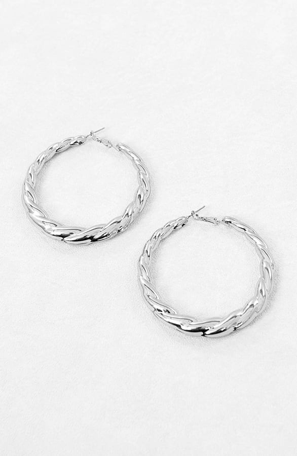 Gevlochten Oorbellen Blyss Zilver – shoparchief