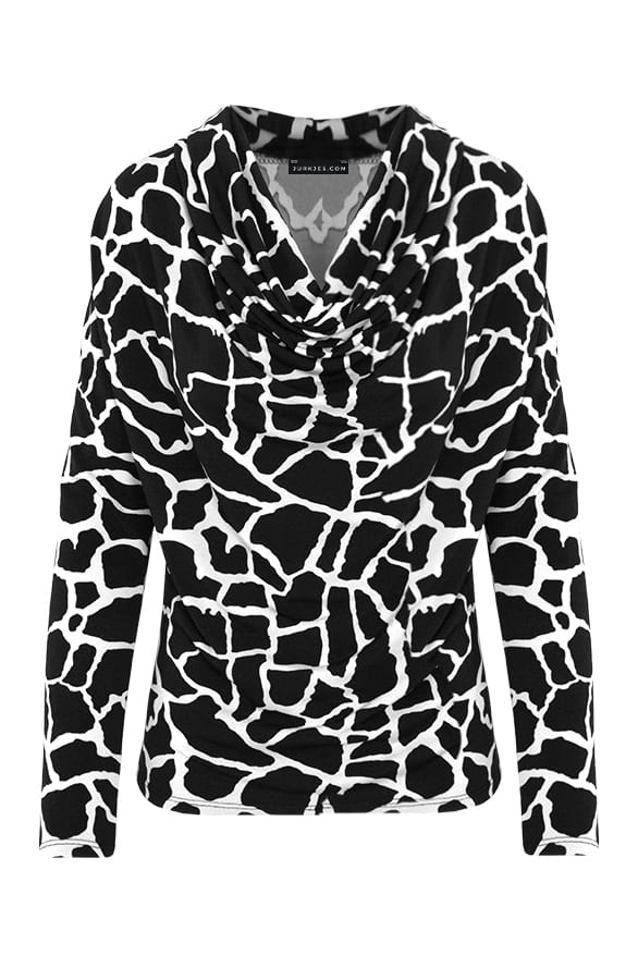 Giraffe Print Top Elsa Beige – shoparchief