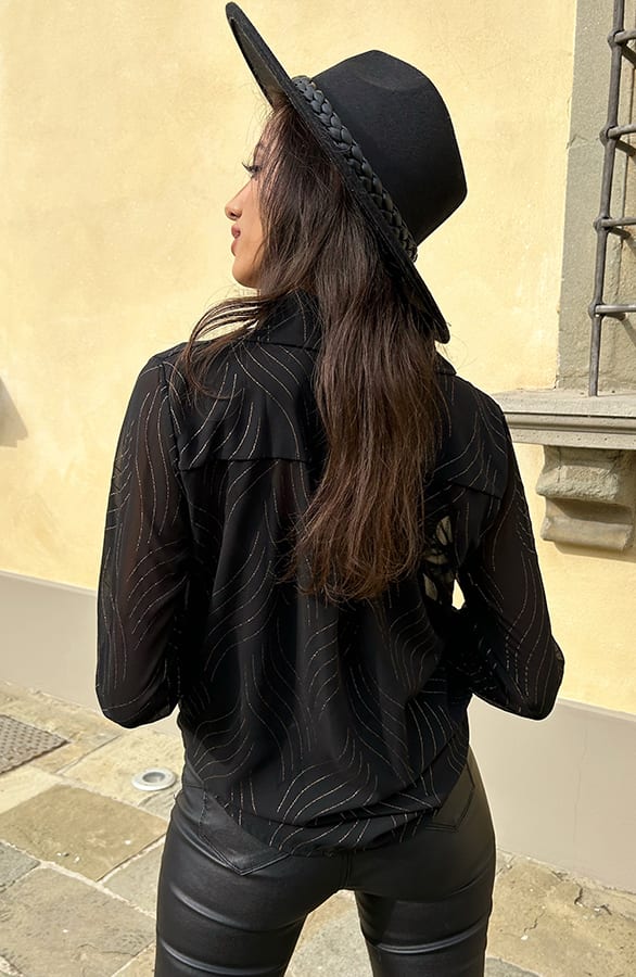 Golden Stripes Blouse Denise – shoparchief — foto 6