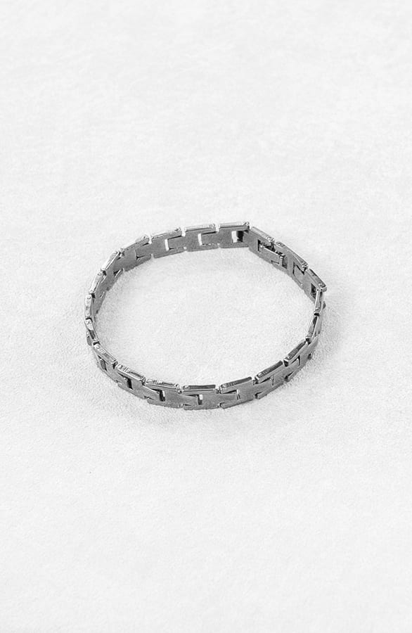 Grove Schakel Armband Lona Zilver – shoparchief