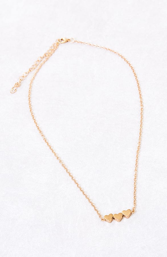 Hartjes Detail Ketting Jodee Goud – shoparchief