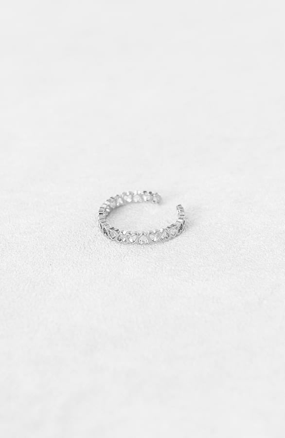 Hartjes Dome Ring Liza Zilver – shoparchief